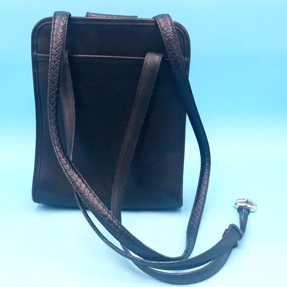 Vintage Brighton Black Leather Shoulder Bag - Picture 7 of 7